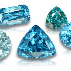 Premium Blue Zircon Gemstone